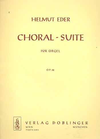 Choral-Suite op.48  für Orgel  