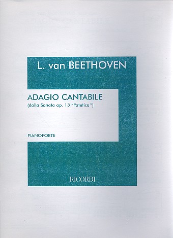Adagio cantabile aus der Sonate&nbsp;&nbsp;op.13 für Klavier&nbsp;&nbsp;