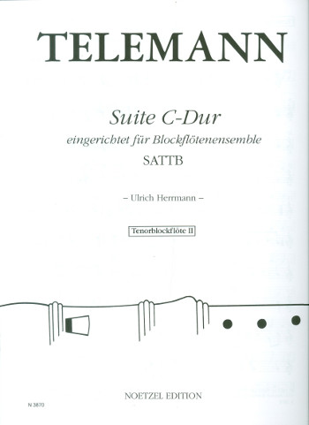 Suite C-Dur für&nbsp;&nbsp;Blockflötenensemble (SATTB)&nbsp;&nbsp;Tenorblockflöte 2