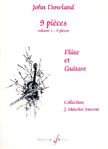 9 pièces vol.1 4 pièces&nbsp;&nbsp;pour flûte et guitare&nbsp;&nbsp;partition