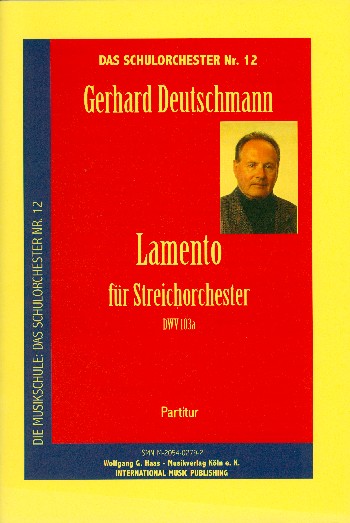 LAMENTO DWV103A FUER STREICH-  ORCHESTER ODER -QUARTETT  