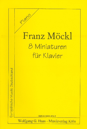 8 MINIATUREN FUER KLAVIER    