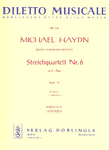 STREICHQUARTETT C-DUR NR.6  STIMMEN  