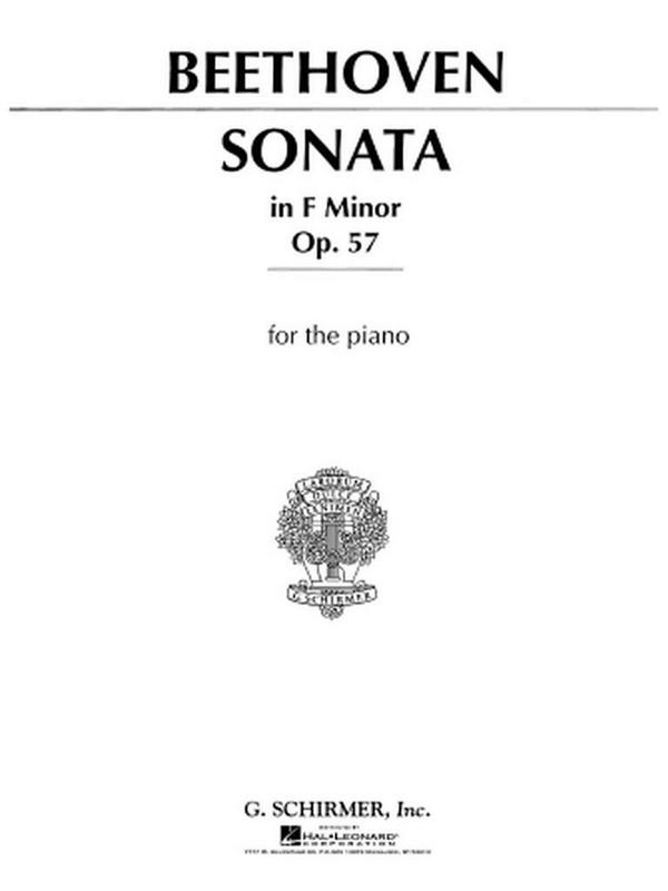Sonata f minor op.57&nbsp;&nbsp;for piano&nbsp;&nbsp;