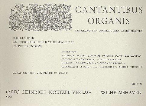 Orgelmusik an europaeischen&nbsp;&nbsp;Kathedralen Band 2&nbsp;&nbsp;St. Peter in Rom
