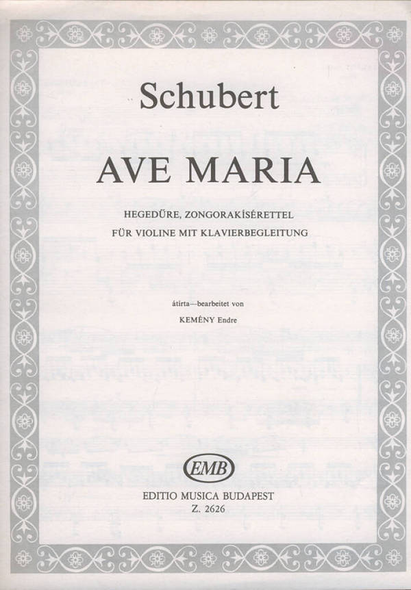 Ave Maria  für Violine und Klavier  