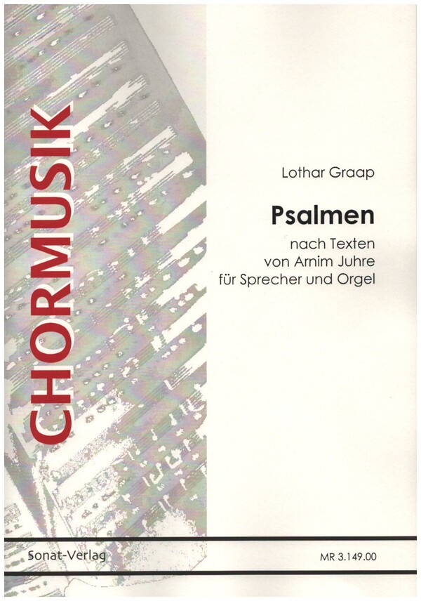 PSALMEN FUER SPRECHER UND ORGEL&nbsp;&nbsp;JUHRE, A., TEXTE&nbsp;&nbsp;