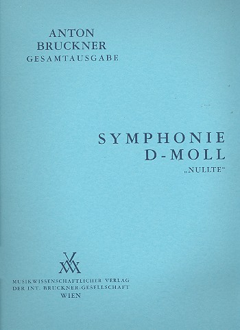 Sinfonie d-Moll Nr.0  für Orchester  Partitur