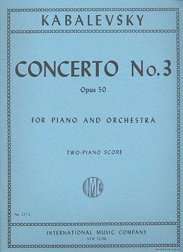 Concerto no.3 op.50&nbsp;&nbsp;for 2 pianos 4 hands&nbsp;&nbsp;