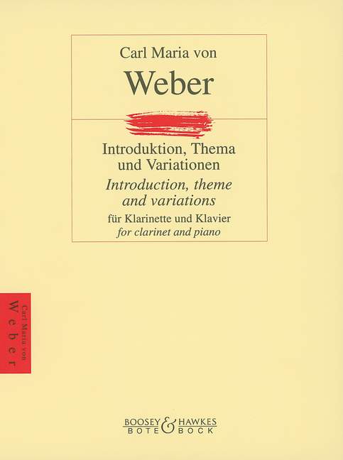 Introduktion, Thema und Variationen&nbsp;&nbsp;für Klarinette und Klavier&nbsp;&nbsp;