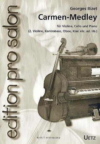Carmen-Medley   für Klaviertrio (Violine 2, Kontrabass ad lib.)  Stimmen