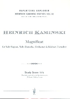 Magnificat für Sopran,  Viola, Orchester und Fernchor  Studienpartitur