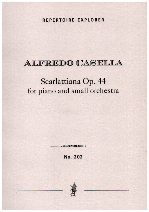 Scarlattiana op.44  für Klavier und Kammerorchester  Studienpartitur (1926)