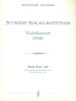 Konzert für Violine und Orchester  Studienpartitur  