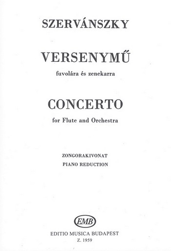 Concerto für Flöte und Klavier  Spielpartitur  
