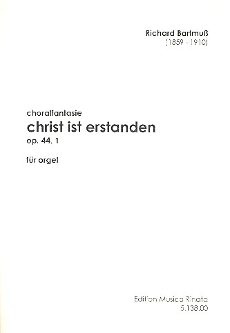Choralfantasie über  Christ ist erstanden op.44,1  für Orgel