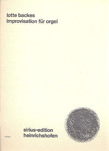 Improvisation  für Orgel  