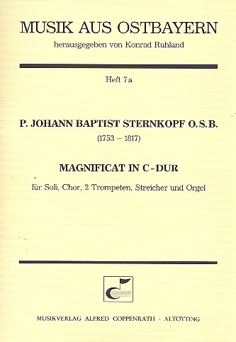 Magnificat C-Dur&nbsp;&nbsp;für Soli, gem Chor, 2 Trompeten, Streicher und Orgel&nbsp;&nbsp;Partitur