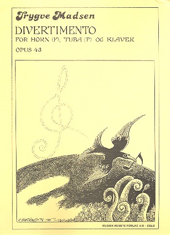 Divertimento op.43  for horn (F), tuba (F) and piano  