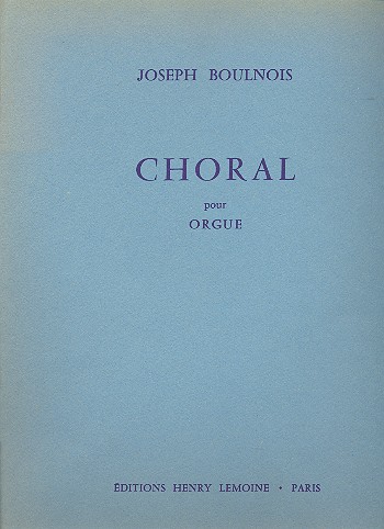 Choral   pour orgue  
