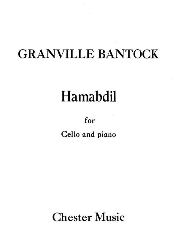 Hamabdil for cello and piano&nbsp;&nbsp;&nbsp;&nbsp;
