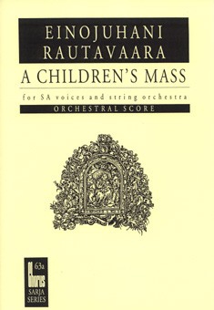 Lapsimessu - A children's mass op.71  for children's voices and string orchestra  score