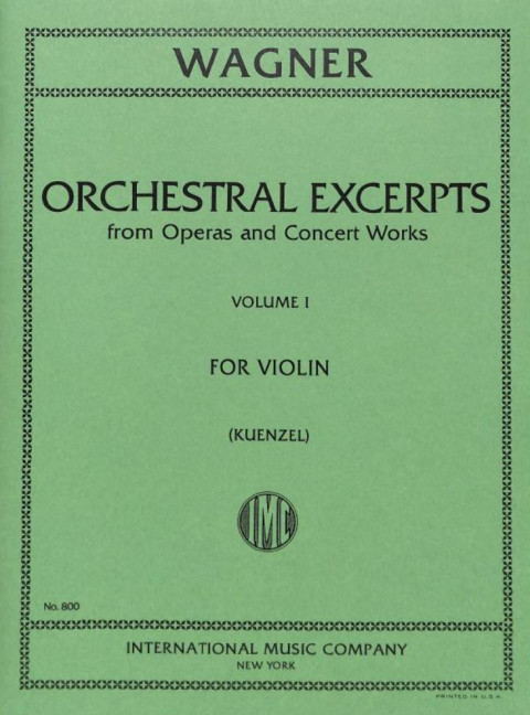 Orchestral Excerpts vol.1&nbsp;&nbsp;for violin&nbsp;&nbsp;