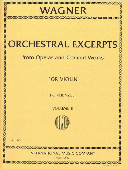 Orchestral Excerpts vol.2&nbsp;&nbsp;for violin&nbsp;&nbsp;
