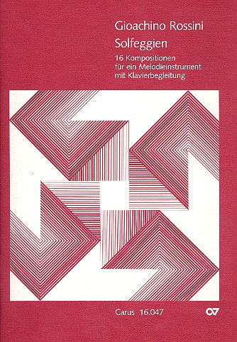 Solfeggien 16 Kompositionen&nbsp;&nbsp;für ein Melodieinstrument und&nbsp;&nbsp;Klavier