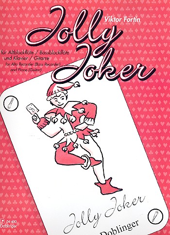 Jolly Joker  für Altblockflöte (Bassblockflöte) und Klavier (Gitarre)  