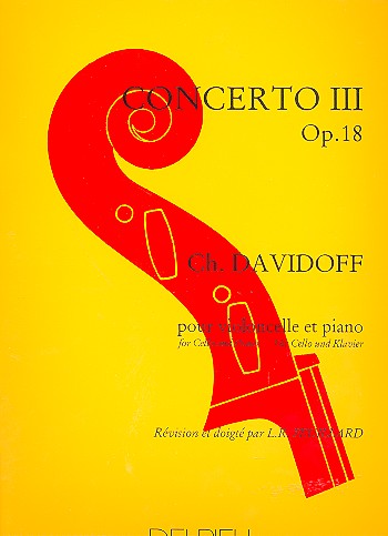 Concerto no.3 op.18&nbsp;&nbsp;pour violoncelle et piano&nbsp;&nbsp;