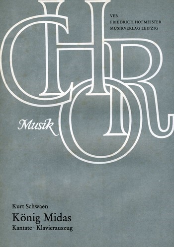 König Midas für Sprecher, Kinderchor  und Instrumente  Klavierauszug