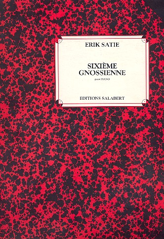 Gnossienne no.6&nbsp;&nbsp;pour piano&nbsp;&nbsp;