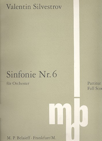 Sinfonie Nr.6  für Orchester  Partitur