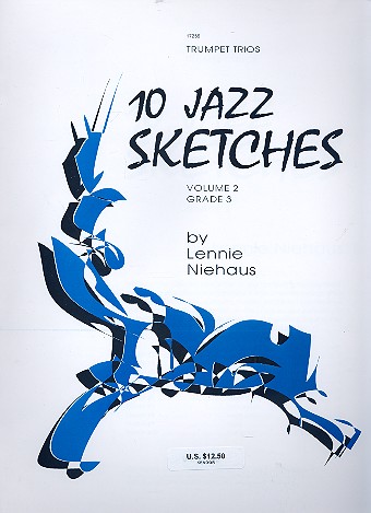 10 Jazz Sketches vol.2 (Grade 3)  for 3 trumpets  score