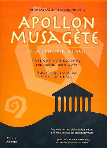 Apollon Musagete für  Kinder frei nach Strawinsky  für Violine und Klavier