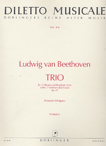Trio op.87&nbsp;&nbsp;für 2 Oboen und Englischhorn&nbsp;&nbsp;Stimmen