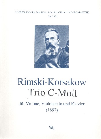 Klaviertrio C-Moll&nbsp;&nbsp;für Violine, Violoncello und Klavier&nbsp;&nbsp;Partitur und Stimmen