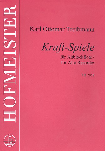Kraft-Spiele  für Altblockflöte  