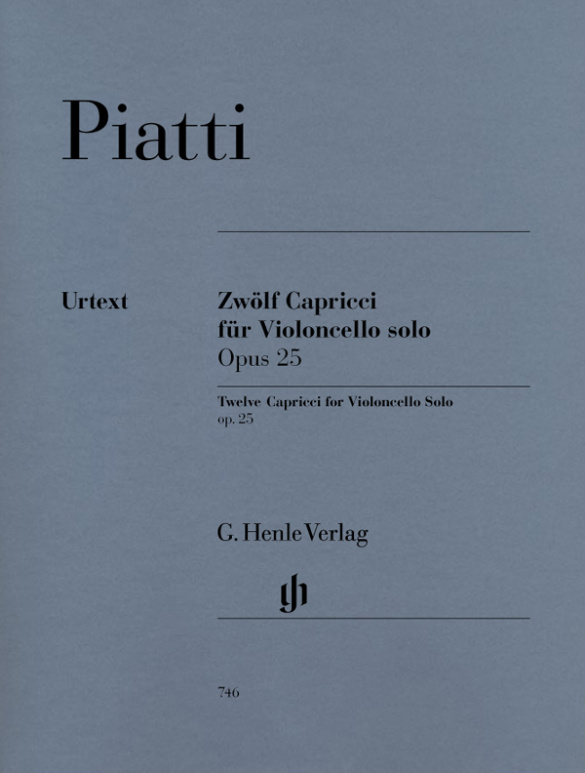 12 Capricci op.25  für Violoncello solo  