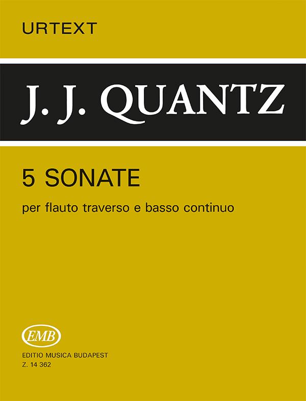 5 Sonaten für Flöte und Bc    