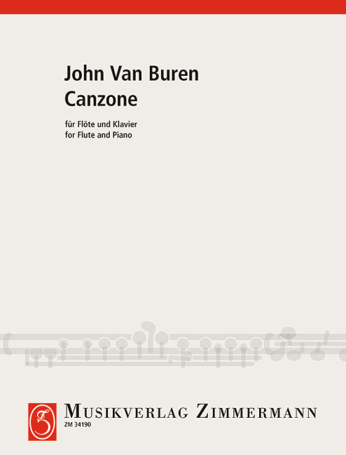 Canzone&nbsp;&nbsp;für Flöte und Klavier&nbsp;&nbsp;