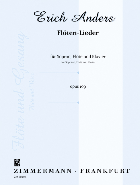 FLOETEN-LIEDER OP.109  FUER SOPRAN, FLOETE UND  KLAVIER