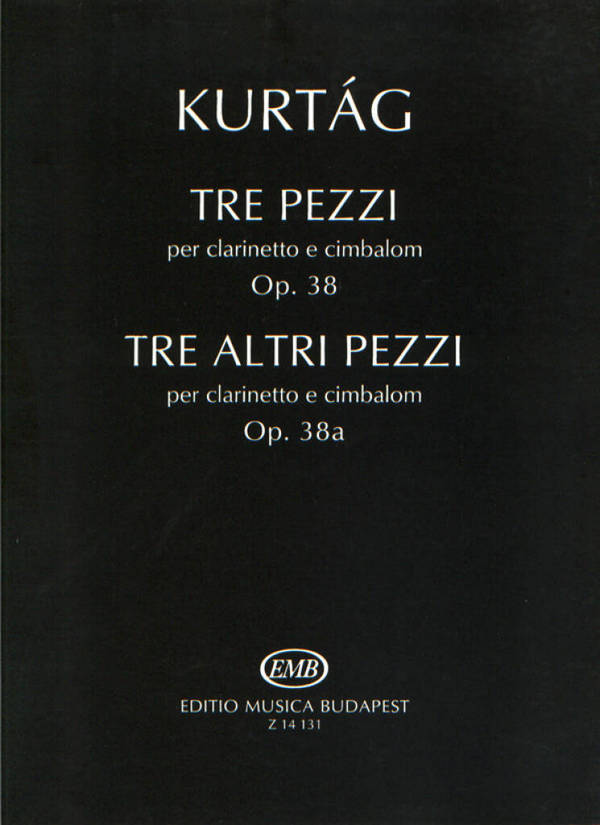 3 pezzi op.38 per  clarinetto e cimbalom  Partitur