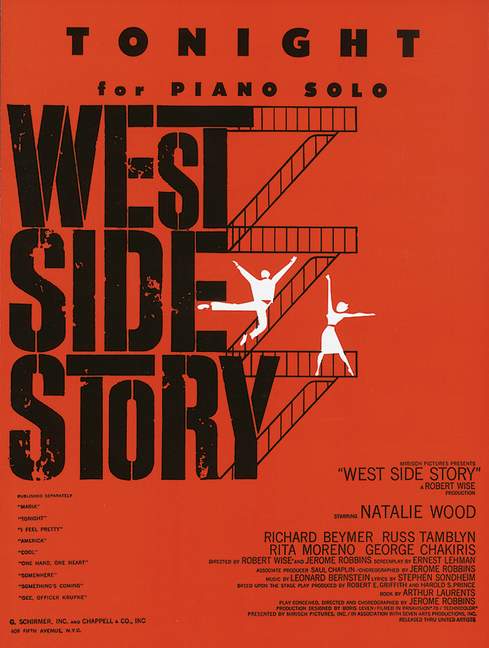 Tonight from West Side Story&nbsp;&nbsp;for piano&nbsp;&nbsp;