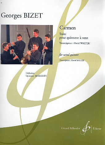 Carmen suite  pour quintette a vent  partition et parties