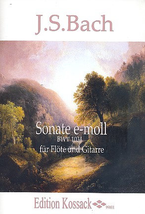 Sonate e-Moll BWV1034  für Flöte und Gitarre  