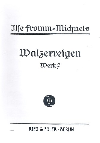Walzerreigen op.7&nbsp;&nbsp;für Klavier&nbsp;&nbsp;