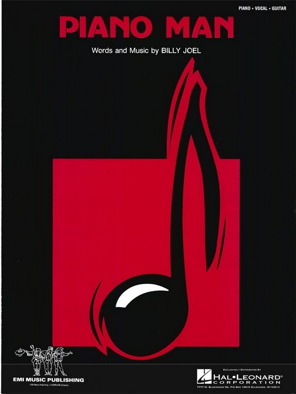 Piano Man: Einzelausgabe&nbsp;&nbsp;piano/vocal/guitar&nbsp;&nbsp;