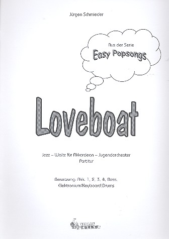 Loveboat für Akkordeonorchester  Partitur  